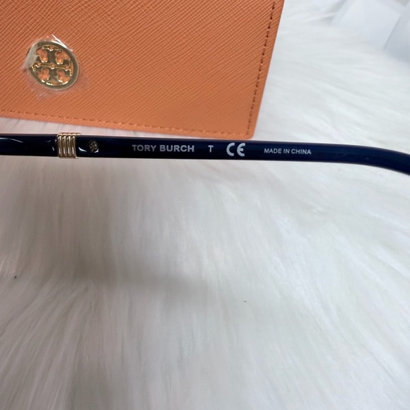 Tory Burch Blue Gradient Square Sunglasses with Gold Accents 💙 - Picture 6 of 10